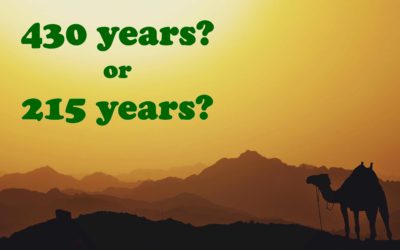 How long were the Israelites in Egypt?