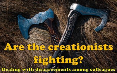 Fighting among the creationists?